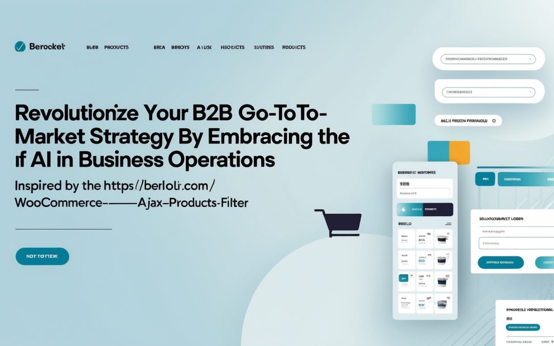 Revolutionize Your B2B Go-To-Market Strategy by Embracing the Power of AI in Business Operations