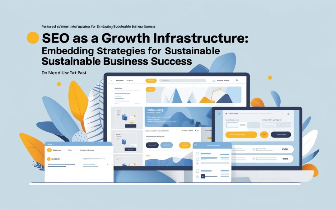 SEO as a Growth Infrastructure: Embedding Strategies for Sustainable Business Success