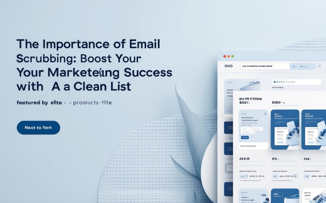 The Importance of Email Scrubbing: Boost Your Marketing Success with a Clean List