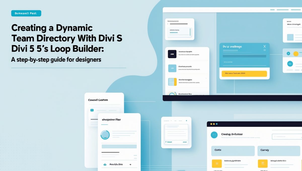 Creating a Dynamic Team Directory with Divi 5's Loop Builder: A Step-by ...