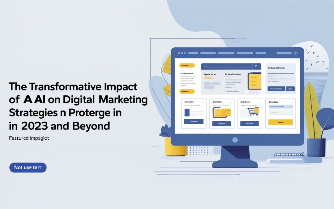 The Transformative Impact of AI on Digital Marketing Strategies in 2023 and Beyond