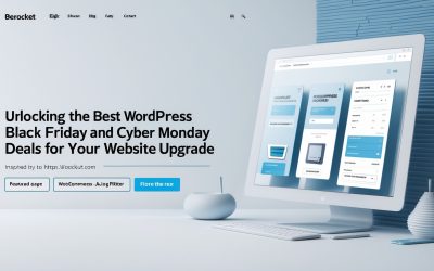 Unlocking the Best WordPress Black Friday and Cyber Monday Deals for Your Website Upgrade