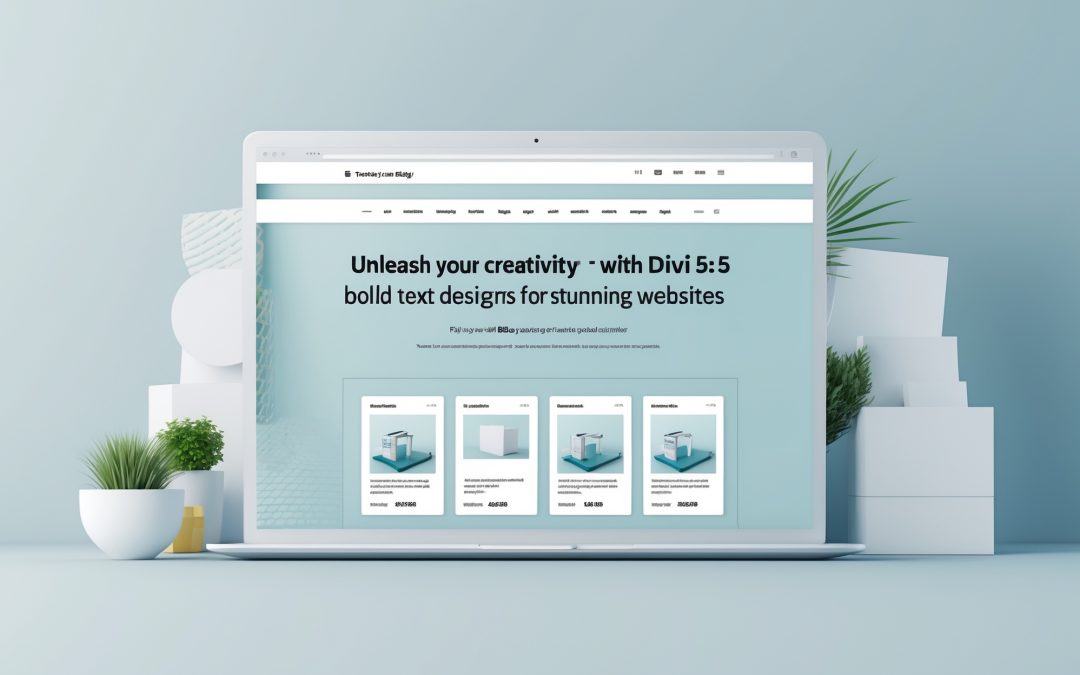 Unleash Your Creativity with Divi 5: 5 Bold Large Text Designs for Stunning Websites
