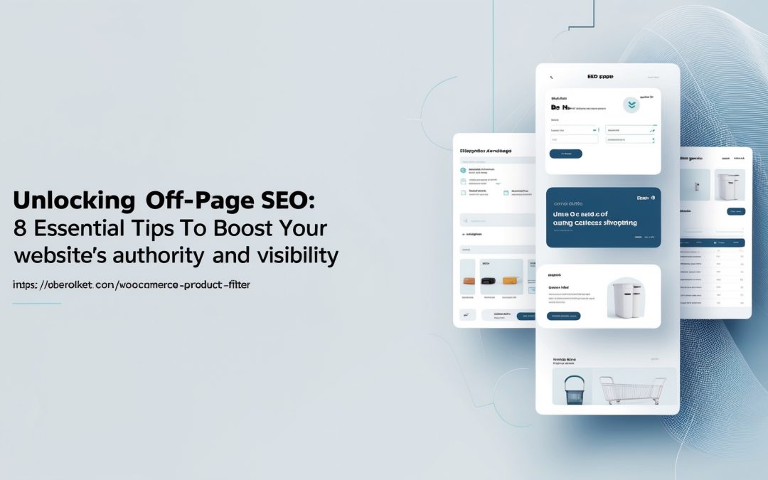 Unlocking Off-Page SEO: 8 Essential Tips to Boost Your Website’s Authority and Visibility
