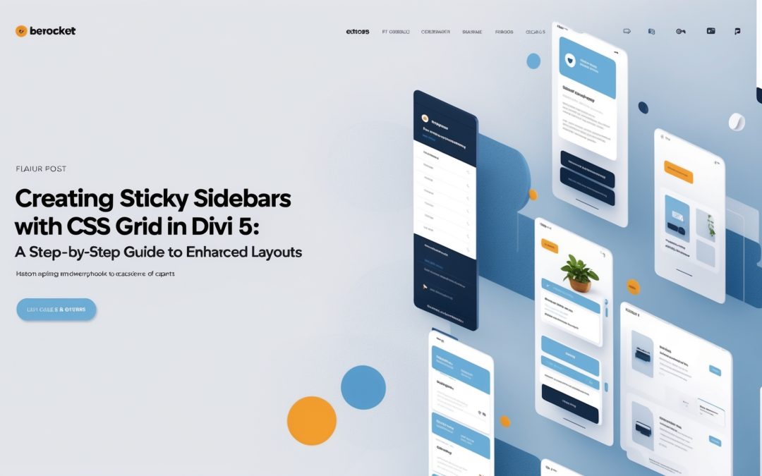 Creating Sticky Sidebars with CSS Grid in Divi 5: A Step-by-Step Guide to Enhanced Layouts