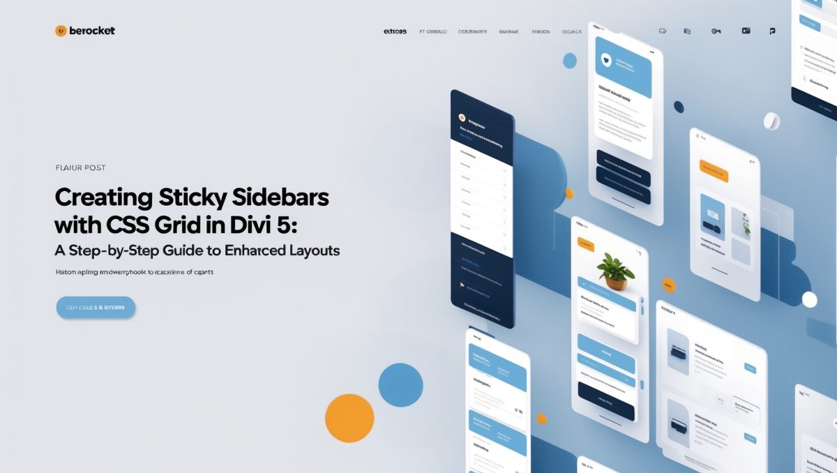 Creating Sticky Sidebars with CSS Grid in Divi 5: A Step-by-Step Guide ...