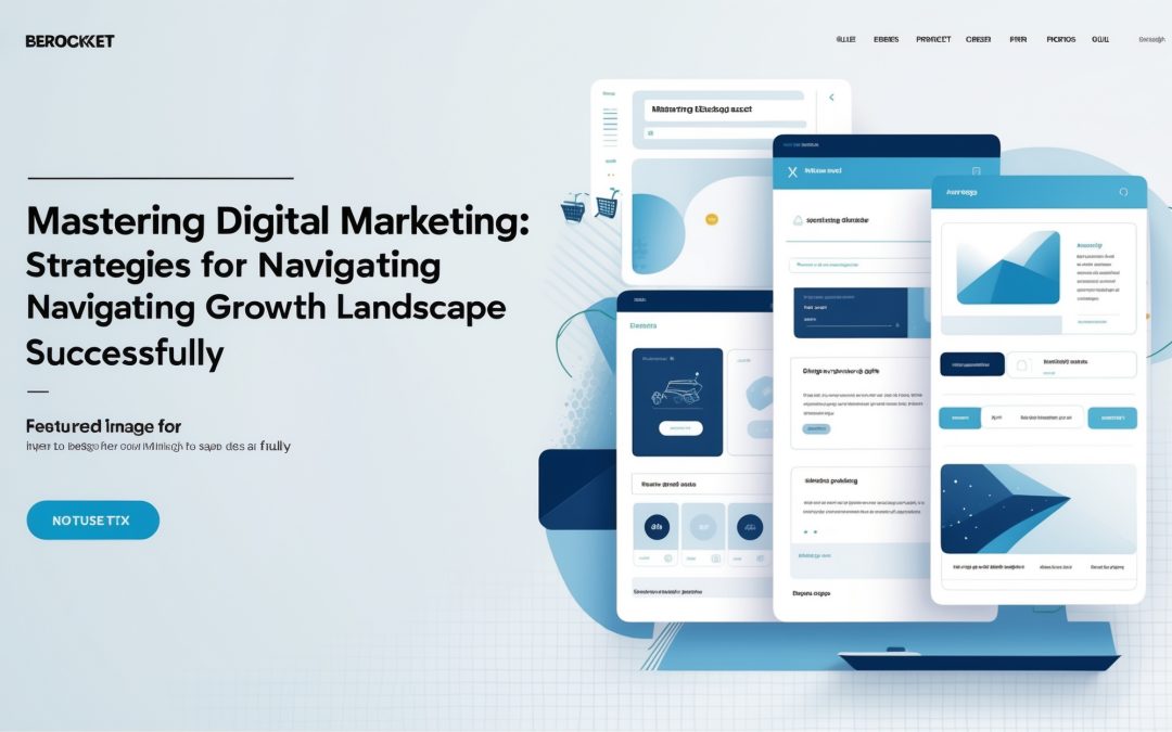 Mastering Digital Marketing: Strategies for Navigating the Growth Landscape Successfully