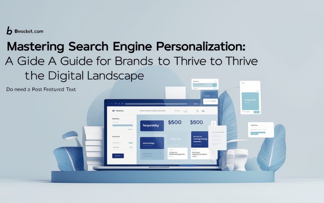 Mastering Search Engine Personalization: A Guide for Brands to Thrive in the Digital Landscape