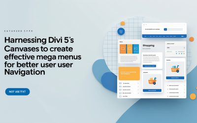 Harnessing Divi 5’s Canvases to Create Effective Mega Menus for Better User Navigation
