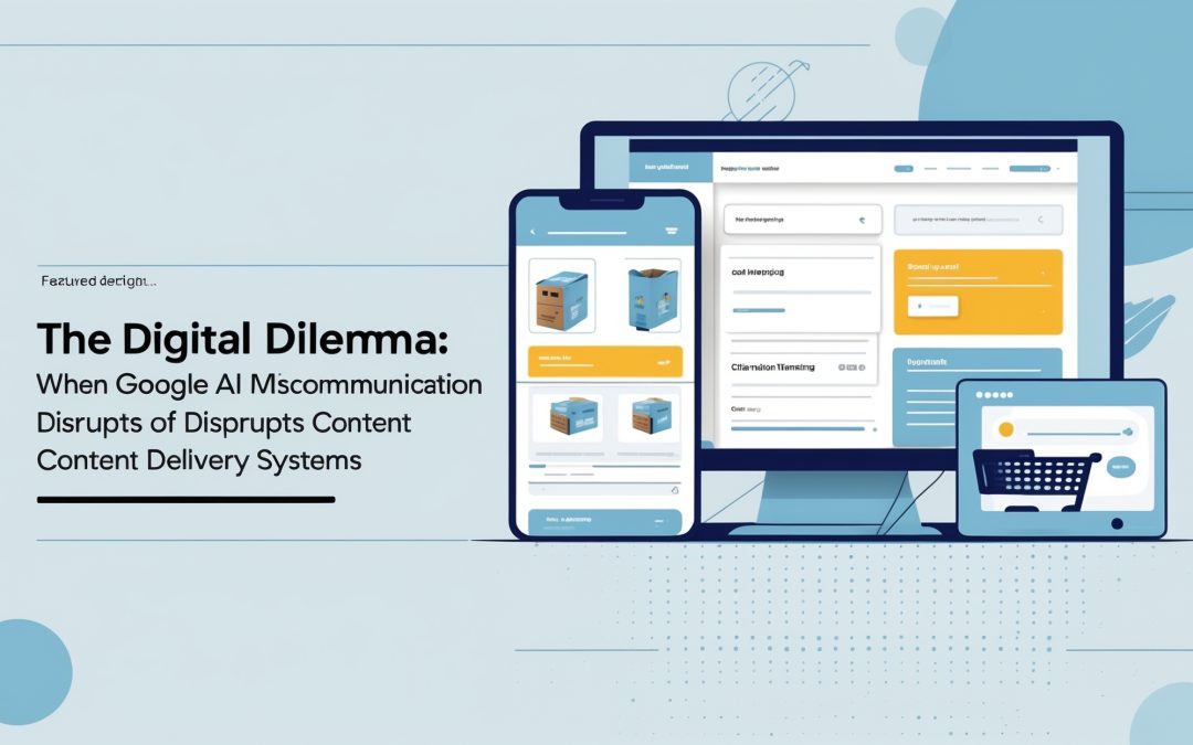 The Digital Dilemma: When Google AI Miscommunication Disrupts Content Delivery Systems