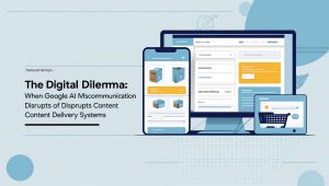 The Digital Dilemma: When Google AI Miscommunication Disrupts Content Delivery Systems