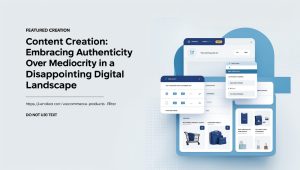 Content Creation: Embracing Authenticity Over Mediocrity in a Disappointing Digital Landscape