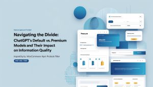 Navigating the Divide: ChatGPT's Default vs. Premium Models and Their Impact on Information Quality