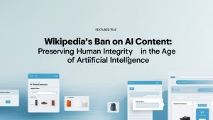Wikipedia's Ban on AI Content: Preserving Human Integrity in the Age of Artificial Intelligence