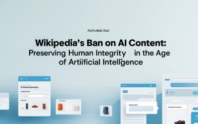 Wikipedia’s Ban on AI Content: Preserving Human Integrity in the Age of Artificial Intelligence