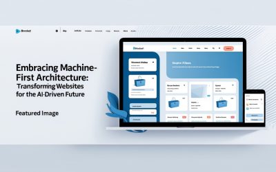 Embracing Machine-First Architecture: Transforming Websites for the AI-Driven Future