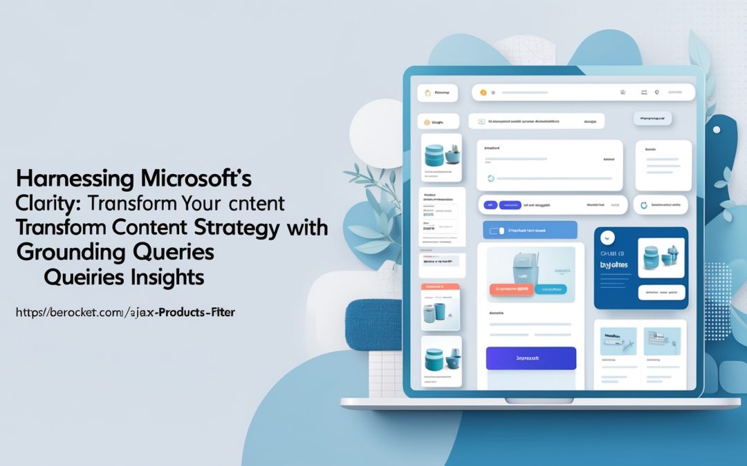 Harnessing Microsoft’s Clarity: Transform Your Content Strategy with Grounding Queries Insights
