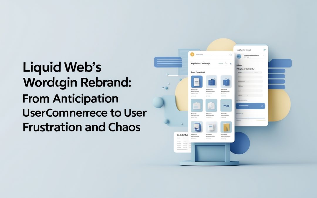 Liquid Web's WordPress Plugin Rebrand: From Anticipation to User Frustration and Chaos