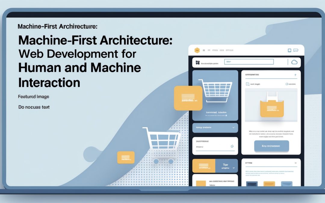Machine-First Architecture: Redefining Web Development for Human and Machine Interaction