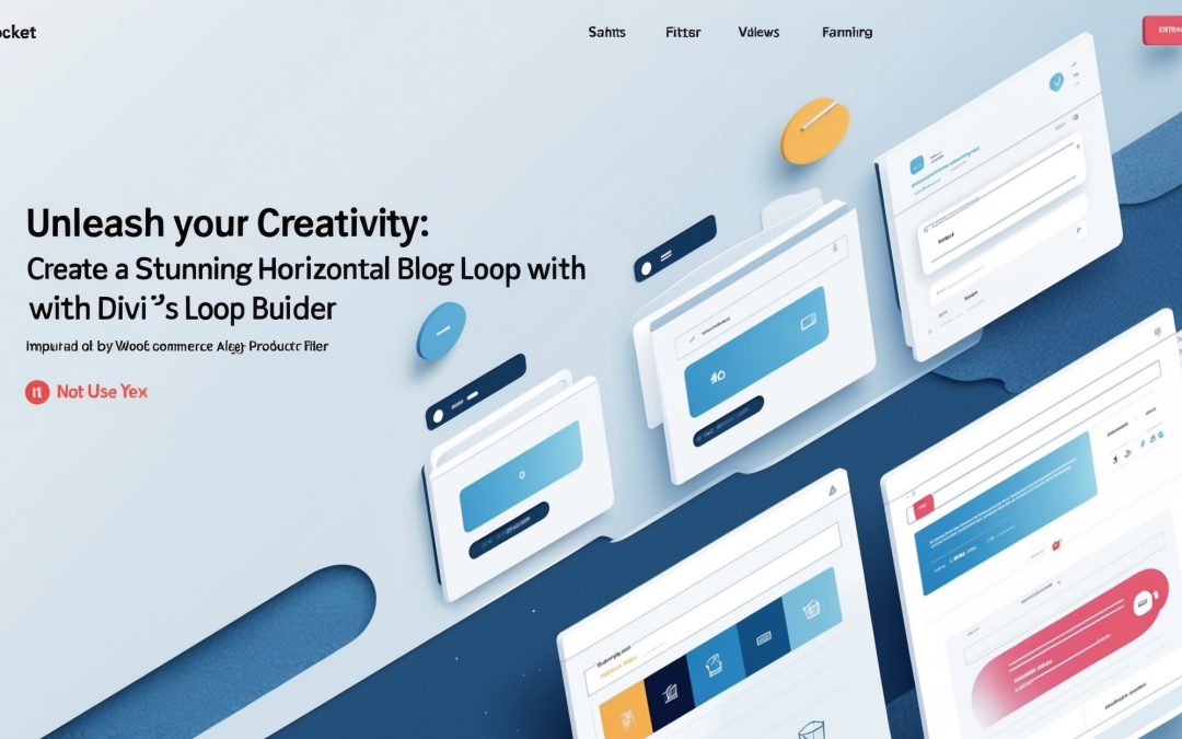 Unleash Your Creativity: Create a Stunning Horizontal Blog Loop with Divi 5’s Loop Builder