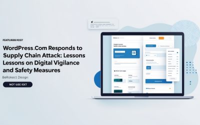 WordPress.com Responds to Supply Chain Attack: Lessons on Digital Vigilance and Safety Measures