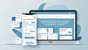 Essential WordPress Plugins to Streamline Church Operations and Engage Congregations Effectively