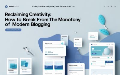 Reclaiming Creativity: How to Break Free from the Monotony of Modern Blogging