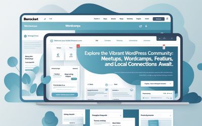 Explore the Vibrant WordPress Community: Meetups, WordCamps, and Local Connections Await