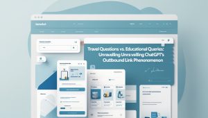 Travel Questions vs. Educational Queries: Unraveling ChatGPT's Outbound Link Phenomenon