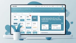a High-Ranking WordPress FAQ Section that AI Can Easily Read and Understand