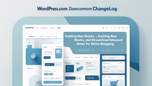 WordPress.com Changelog: Exciting New Blocks, Streamlined Features, and Enhanced Notes for Better Blogging