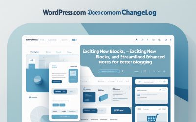 WordPress.com Changelog: Exciting New Blocks, Streamlined Features, and Enhanced Notes for Better Blogging