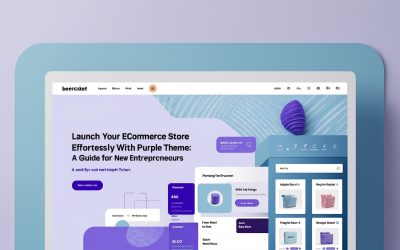 Launch Your Ecommerce Store Effortlessly with the Purple Theme: A Guide for New Entrepreneurs
