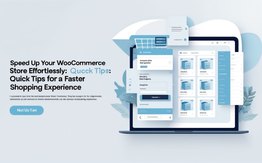 Speed Up Your WooCommerce Store Effortlessly: Quick Tips for a Faster Shopping Experience